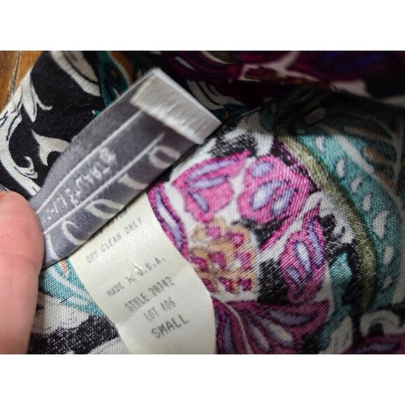 Vintage 90s Dark Romantic Boho Paisley Eclectic Blazer Jacket - Picture 14 of 16